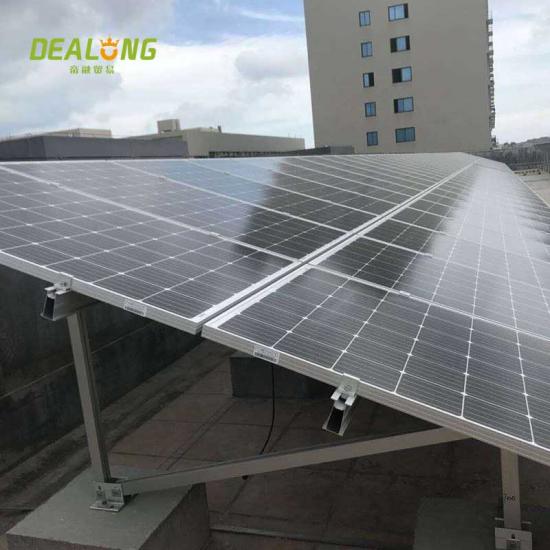 ballasted solar panel roof mount
